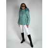 Zelená zimní prošívaná bunda 48059