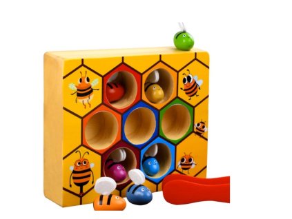 Dřevěná hra "Honeycomb"