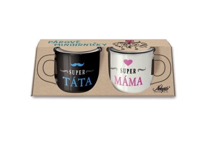 Hrnečky Super máma a Super táta