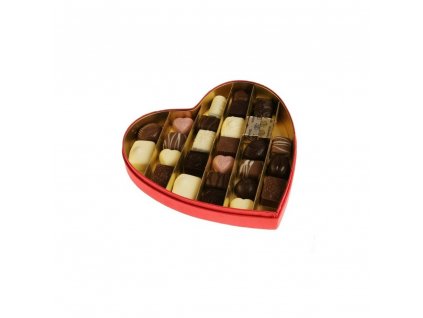 bonboniera Srdce plysove 29 belgicka cokolada mix 29ks 440g 2