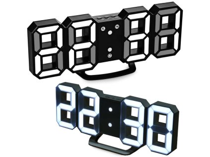 eng pl LED alarm clock electronic thermometer with alarm 2395 9