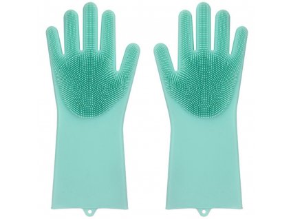 eng pl Dishwashing gloves silicone kitchen washer 2684 1