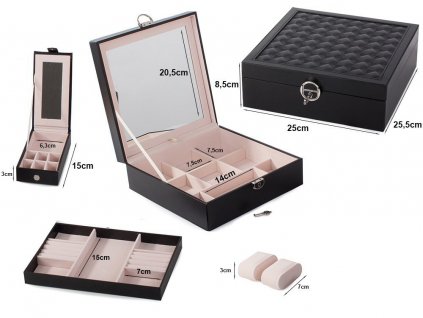 eng pl Jewelery box watches box organizer 2701 15