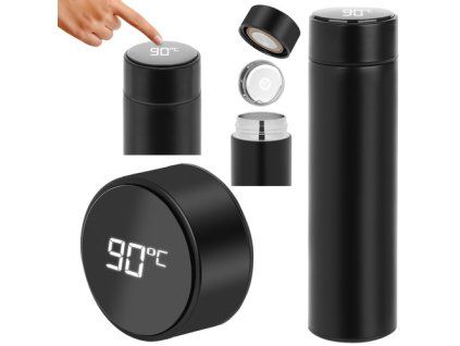 ISO Termohrnek SMART LCD 500 ml černý