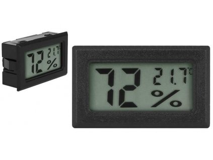 ISO 9310 Digitální LCD Teploměr a Vlhkoměr Vnitřní do Panelu