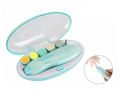 Showell Elektrický pilník na nehty pro miminka modrý
