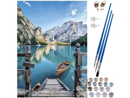 Malování podle čísel 50x40cm - jezero