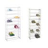 eng pl Metal shelf for shoes footwear 30 pairs bookcase 1007 5