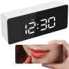 eng pl Clock alarm clock thermometer mirror led alarm date 4in1 2032 12