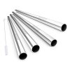 eng pl Reusable metal straws eco x10 cleaner 2158 2