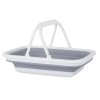 eng pl Folding silicone shopping basket with handles 2536 5