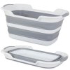 eng pl Folding silicone bowl with a drain for laundry 2537 1