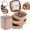 eng pl Casket organizer for cosmetics jewelry mirror 2776 1