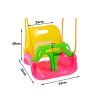 Verk Dětská houpačka plastová 3 v 1 růžová