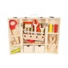Kruzzel 9367 Dřevěné nářadí v kufříku 25 ks