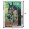 Diamantová vyšívací mozaika 5D - koně