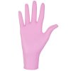 Nitrilové rukavice 100 ks. S - růžová