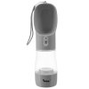 Purlov 21033 Láhev pro psy 2v1 300 ml šedá