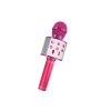 Karaoke bluetooth mikrofon růžový