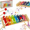 Cymbalki drewniane kolorowe edukacyjne 168682