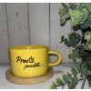 Hrnek Makronka - Prostě pondělí 200 ml - Jasně žlutá
