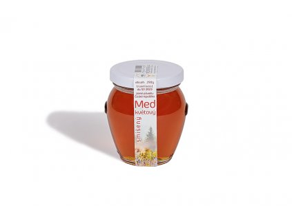 7966 17) med kvetovy smiseny z lesni oblasti, soudecek 250g bez kloboucku