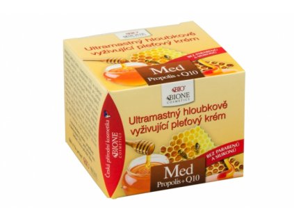 Ultramastný vyživující pleťový krém MED, Propolis + Q10 51 ml