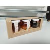 Dárková krabička na 3 soudečky - 1 med + 1 zázvor + 1 Coffee&Honey