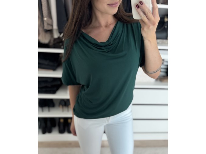 Halenka ,,Elegant,, tmavě zelená
