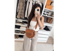 Kabelka crossbody ,,Lavi,, hnědá