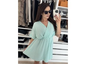 Mušelínové šaty ,,Summer,, mint