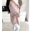 Mušelínové košile s douhým rukávem ,,Happiness,, light pink