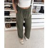 Volné kalhoty ,,Wide,, khaki