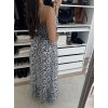 Dlouhé šaty ,,Boho,, tmavě modrá