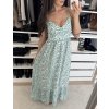 Dlouhé šaty ,,Boho,, tyrkysová