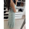Dlouhé šaty ,,Boho,, tyrkysová