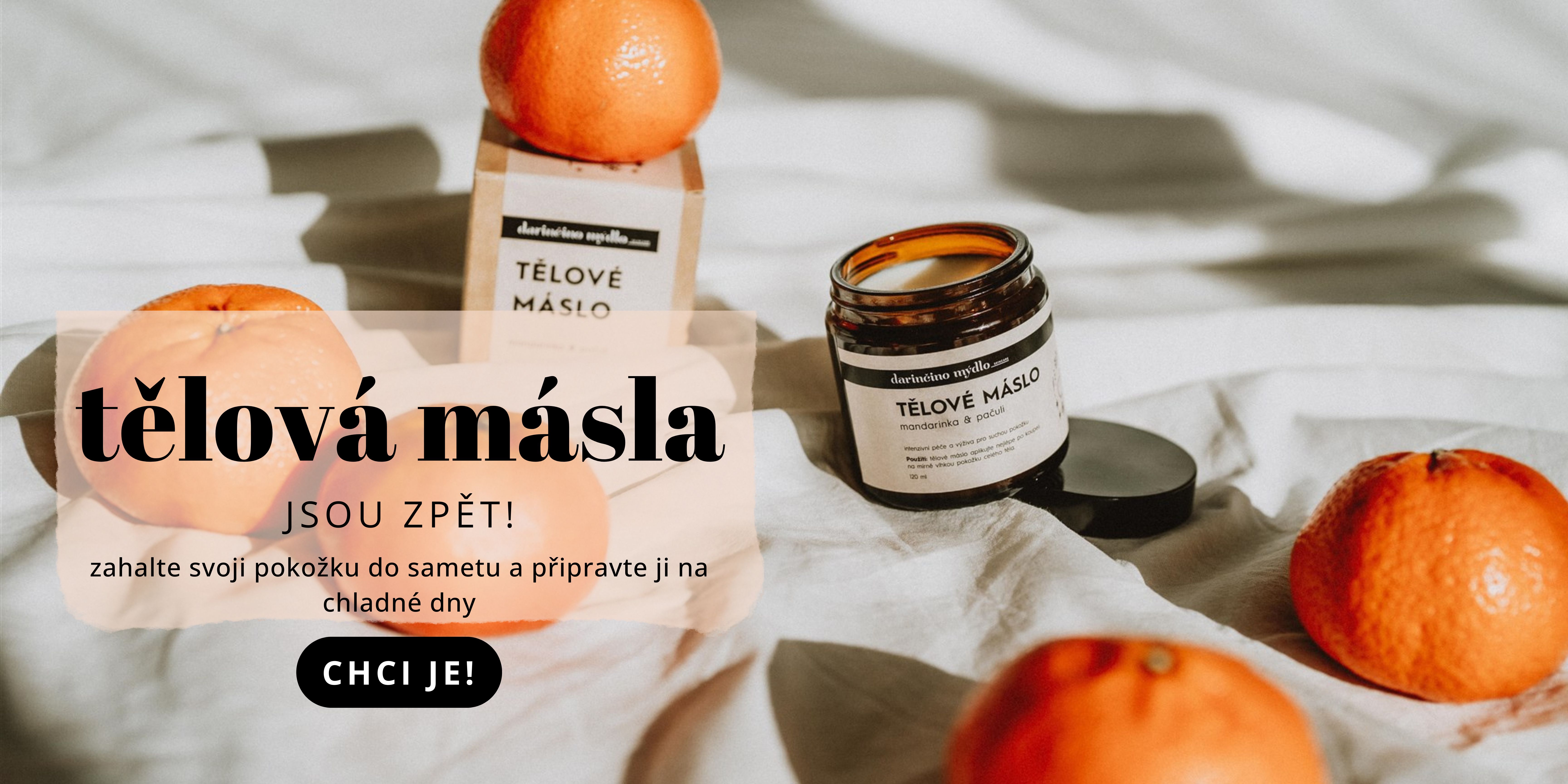 Tělová másla jsou zpět!