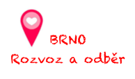 Rozvoz a osobní odběr Brno