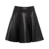 alaia NOIR ALAIA Leather Miniskirt