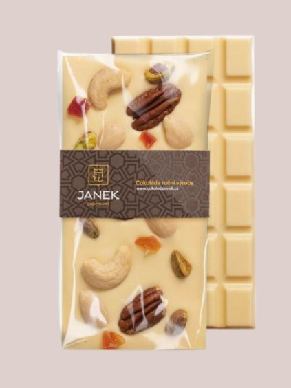 Bílá čokoláda "Jankova pečeť" | JANEK CHOCOLATE