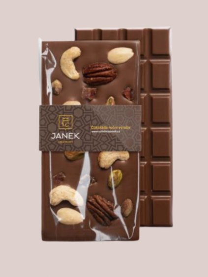 Mléčná čokoláda "Jankova pečeť" | JANEK CHOCOLATE