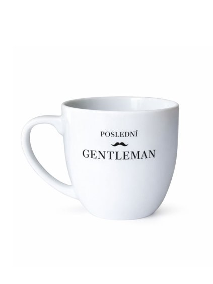 Poslední gentleman - český porcelánový hrnek | Dárkovec
