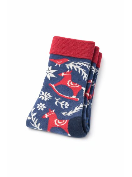 Ponožky s vánočním potiskem Jelen