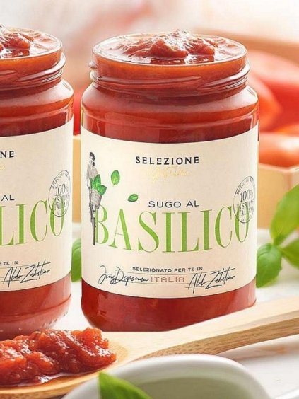 Italské rajčatové sugo s bazalkou
