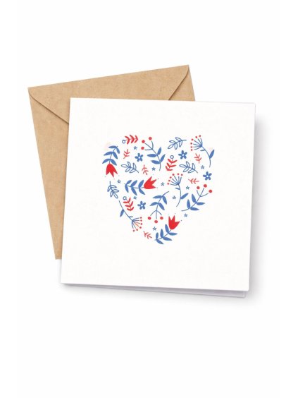 Přání Červené srdíčko