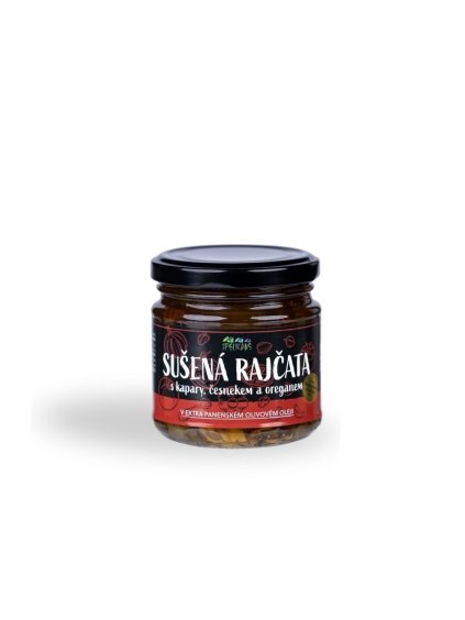 Sušená rajčata v extra panenském olivovém oleji s kapary od The Pelikans