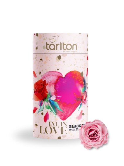 TARLTON Black Love Rose Petals sypaný čaj 100 g