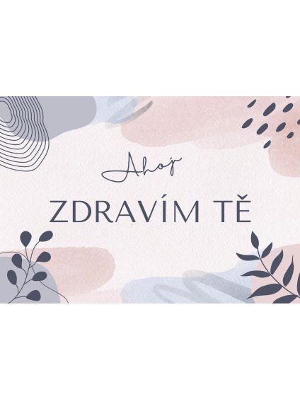 pohlednice ahoj zdravim te