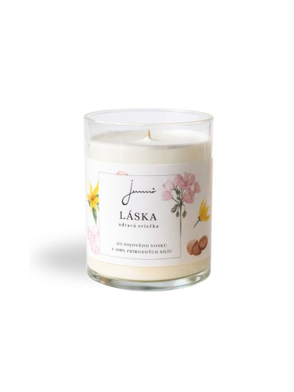 Sójová svíčka Láska | Jemnô