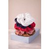 Saténová gumička do vlasů - Scrunchie starorůžová